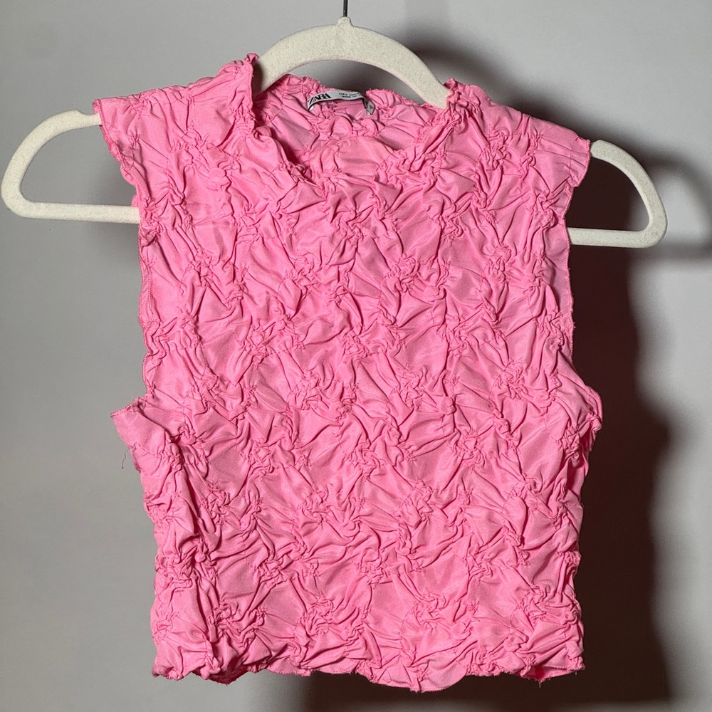 Zara Textured Top